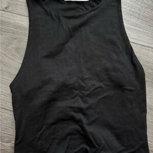 Black Sleeveless Women's Top